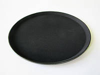 Таця One Chef круглий антисліп чорний d28 см h2,2 см abc (201205/A8-620B)
