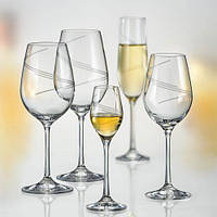 Набор бокалов для вина Bohemia Viola 6 штук 570мл богемское стекло (40729-C5879/570)