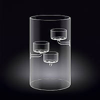 Підсвічник Wilmax Thermo h20 см скло (888906 WL)