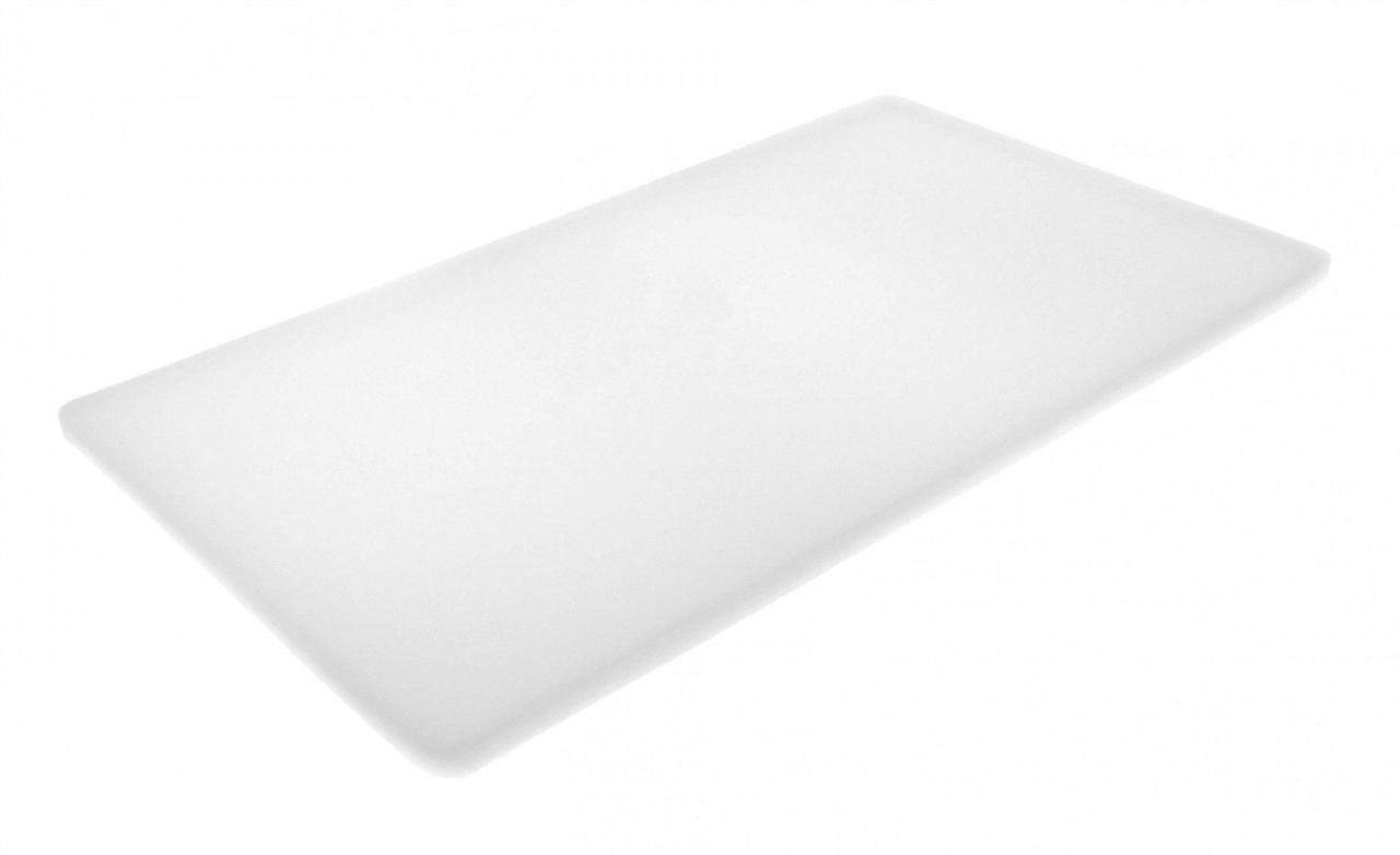 Дошка кухонна One Chef біла 60х40 см h1,3 см ldpe (поліетилен низької щільності) (113040)