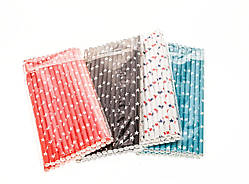 Соломка для коктейлів One Chef зірочки 25 штук d0,6 см довжина 20 см паперовий (802056/1-18-2005)