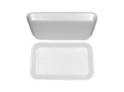 Пінопіддон Нова-Пак білий 22,2х13,2 см h2 см полістирол (Т-3-20/300 шт.)