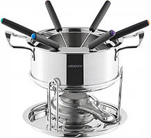 Набір для фондю Ardesto 10 предметів 1,5 л нержавійка (AR3110SS)