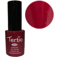 TERTIO гель - лак № 092(темно-красный с розовым микроблеском) 10 мл