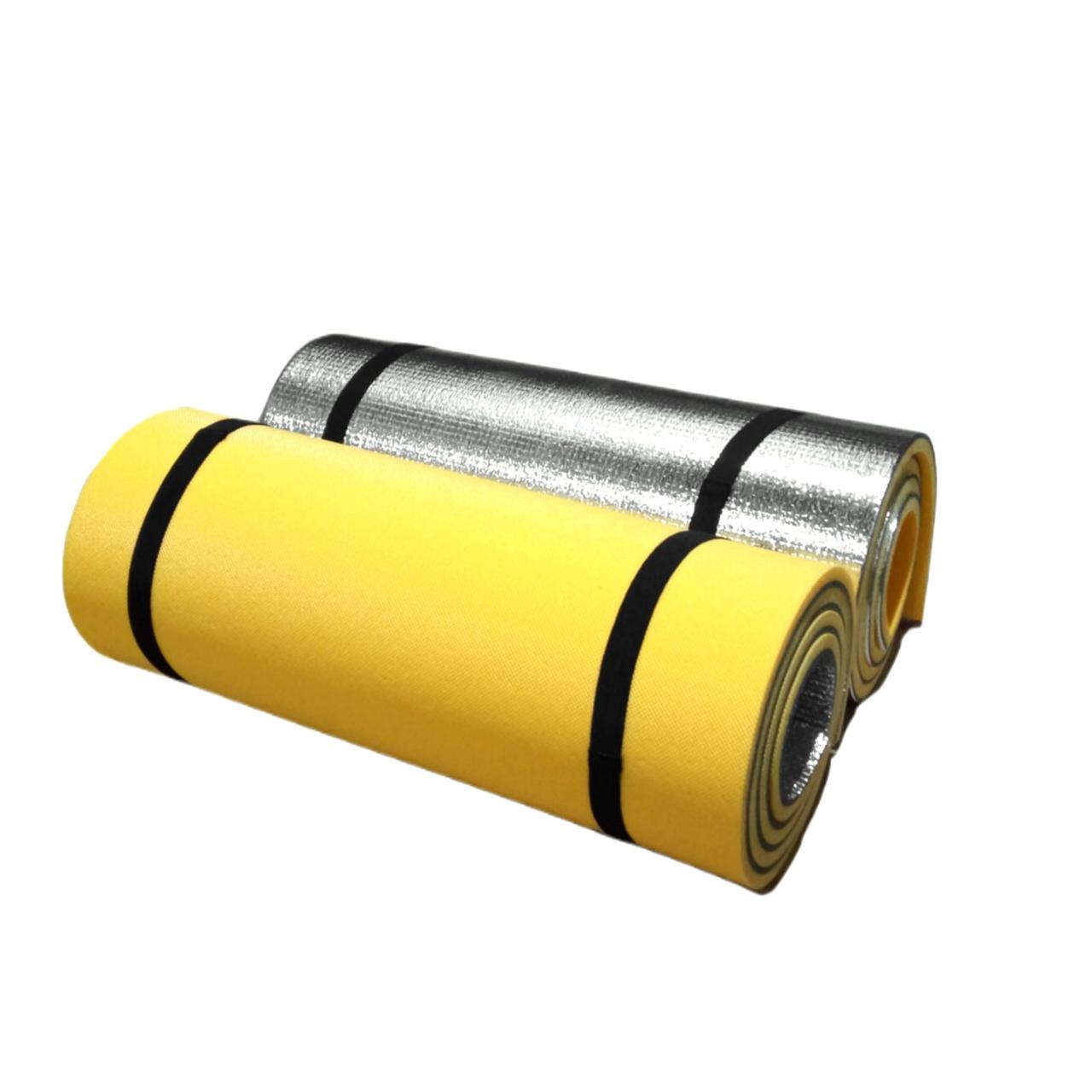 Килимок туристичний IZOLON ALU 12 (1800х500х12мм) м'який, кольоровий, похідний, ламінований, в намет