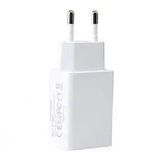 Мережевий зарядний пристрій Євросвітло USB 5V/2.1А White (Ridy-10) 000057931