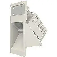 Модуль для патч-панели MOLEX 50х25 1хRJ45 White прям. UTP 5е, 17.1B.011.A042P