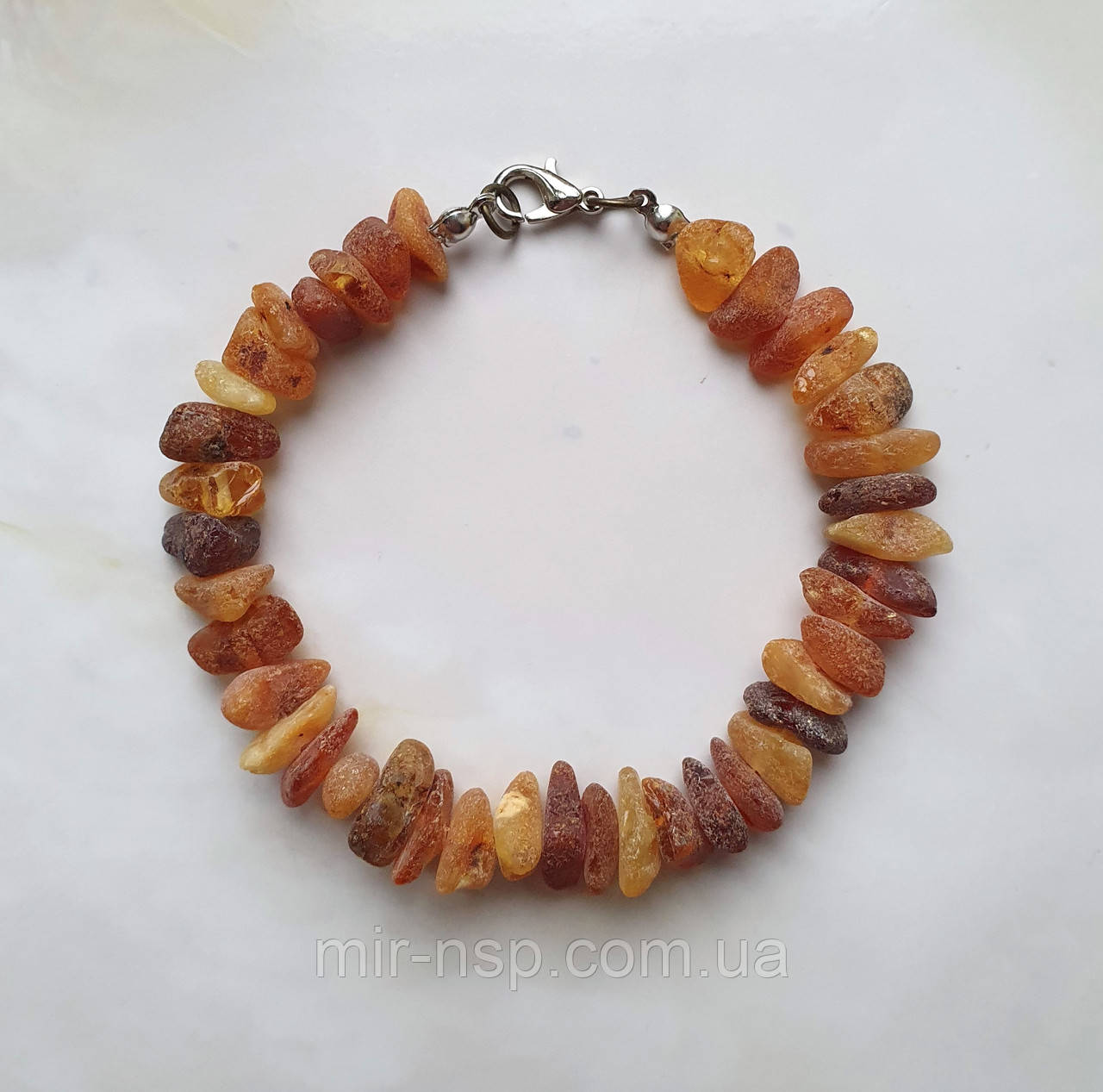 Браслет 100% натуральний необроблений лікувальний бурштин вага 10г ...