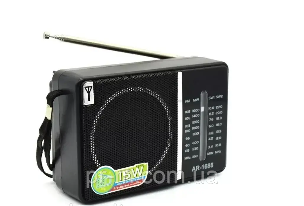 Радіоприймач ROTOSONIC XT-606B (працює від батарейок)