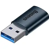 Кабельний перехідник Baseus Ingenuity Series Mini OTG Adaptor USB 3.1 to Type- Blue, фото 4