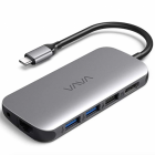 USB-хаб VAVA USB-C Hub 9-in-1 Adapter with HDMI 4K, PD Power Delivery (VA-UC006) концентратор