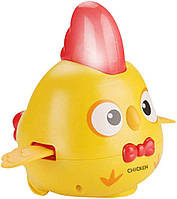 TOYANDONA електрична іграшка-курча мультфільм жовтий божевільний курча зі звуковою музикою діти спів танці музична іграшка рання р
