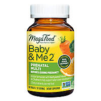 Витамины и минералы MegaFood Baby & Me 2, 60 таблеток