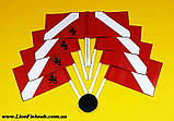 Прапорець LionFish.sub для Буя або Плотика з ПВХ, довжина 33см, фото 9