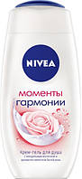 Гель-догляд для душу Nivea Крем і Троянда, 250 мл