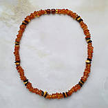 Намисто 100% натуральний бурштин (не прес, не плавка) 9 мм вага 16,2г, фото 4