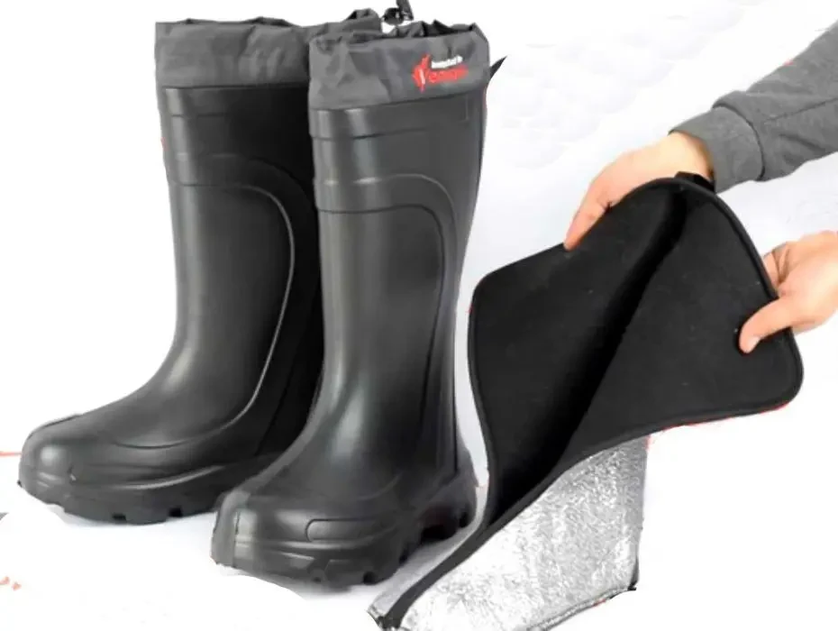 Зимові мисливські чоботи рибалки Lemigo р.47 (30 см), Взуття для полювання і риболовлі, Теплі чоловічі чоботи рибалки, фото 1