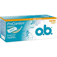 Тампони гігієнічні O.b. ProComfort Super, 16 шт