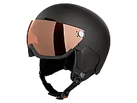 Горнолыжный шлем черный Crivit S-M (56-59 см) с визиром