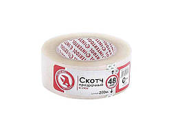 Скотч прозорий 45мм * 200м * 44мкм KT-0904 ТМ INTERTOOL