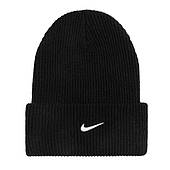 Шапка зимова Nike Beanie Utility Swoosh чорна (DV3342-010)