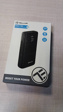 Повербанк Powerbank Tellur PD202 Boost Pro 20000mAh Black (TLL158351), фото 1
