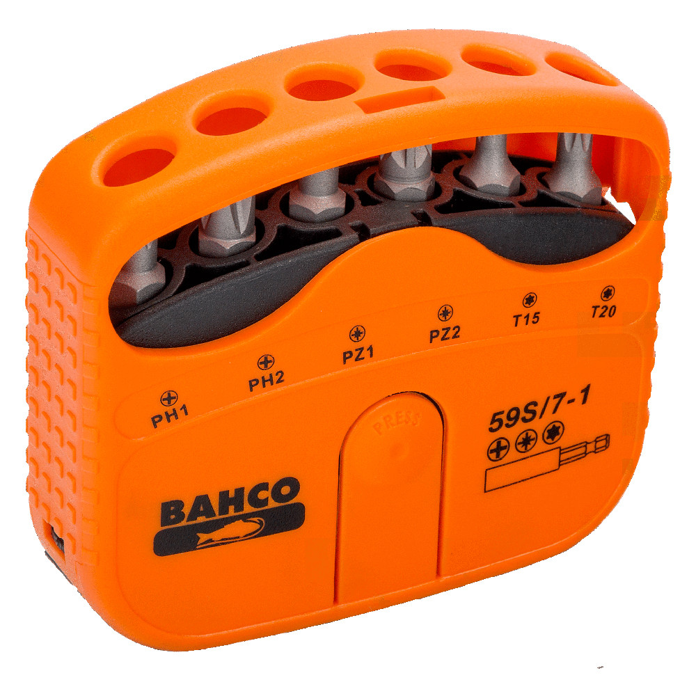 Набір біт Bahco / Бако 59S/7-1 (Швеція)