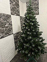 Класична 1.8 штучна новорічна ялина з білими кінчиками