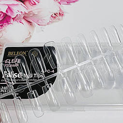 Типси гелеві для нарощування BELEON Квадрат 240 штук