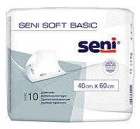 Пелюшки для немовлят Seni Soft Basic 40х60 см, 10 шт