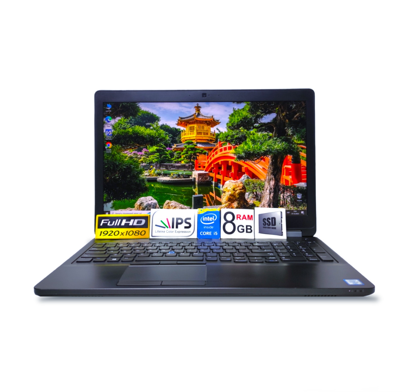 Бізнес Ноутбук Dell Latitude 5570 15.6 IPS FHD i5-6300U 8GB Ram SSD256GB Intel HD Graphics 520