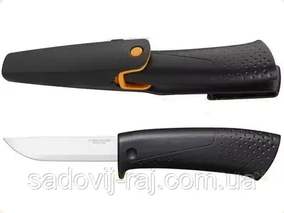 Ніж універсальний Фіскарс Fiskars з точилом Hardware (1023617) Фінляндія