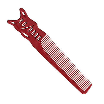 Гребінець Y.S.Park YS 209 B2 Combs Soft Type для стрижки, червоний (365232)