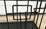 Клітка вольєр переноска для собак металева розкладна Розмір 91x60x66 см, фото 5