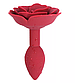 Анальна пробка Rose but plug, 10,7х3 см., фото 2