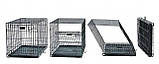 Вольєри та клітки для перенесення собак Металева клітка переноска для собак розмір XXL (122x76x83 см), фото 7