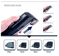 Тример для домашнього використання Hatteker Hair Trimmer Grooming Kit 5in1 (RFC-59805), фото 5