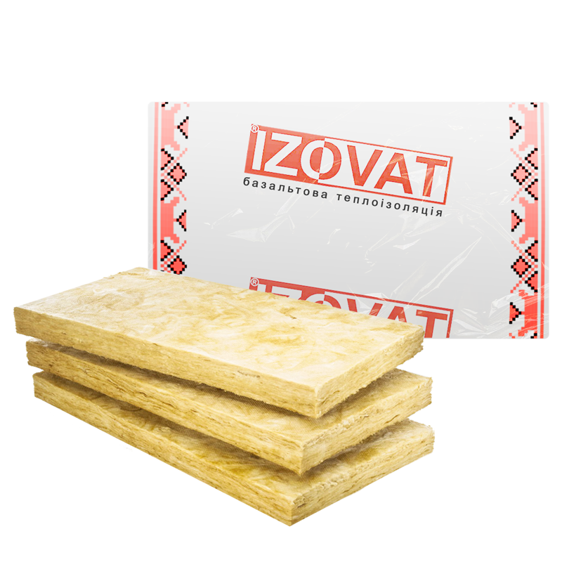 Купити Базальтова вата Ізоват 160 - 50 мм, плити теплоізоляційні ...