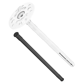 Дюбель 10х220мм для кріплення термоізоляції, з поліамідним цвяхом із довгою розпірною зоною, 250 шт./пач.