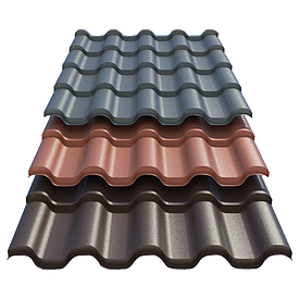 Металлочерепиця в асортименті