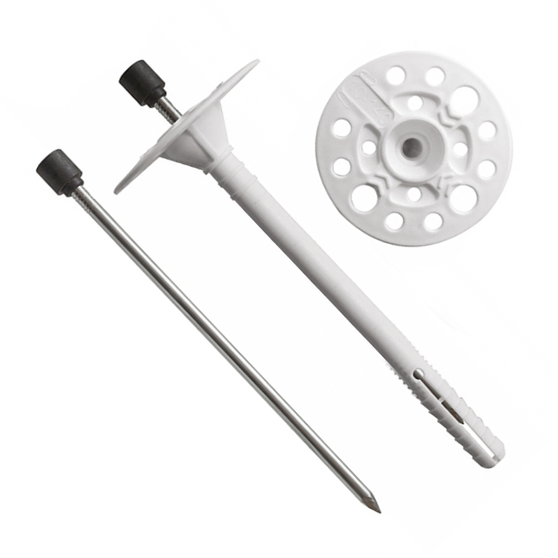 Термодюбель 10х160 мм, фасадний дюбель для кріплення ізоляції з металевим цвяхом з, фото 1