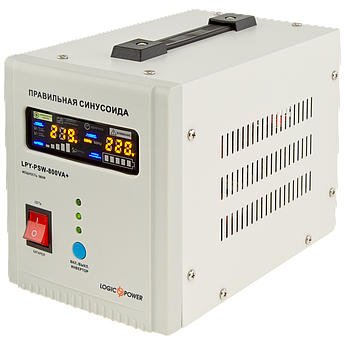 ДБЖ з правильною синусоїдою LogicPower LPY-PSW-800VA+ (560Вт) 12В 5A/15A