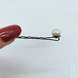 Шпилька-невидимка з перлами, 1 шт., фото 3