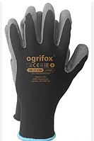Перчатки рабочие нейлоновые, покрыты вспененным нитрилом Ogrifox, уп. 12 пар