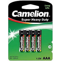 Батарейка AAA Camelion Super Heavy Duty AAA/R03 (R03P-BP4G)