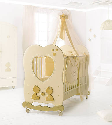 Ліжечко Baby Expert LETTINO CUORE DI MAMMA, фото 2
