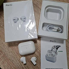 Бездротові Bluetooth сенсорні навушники AirPods 5S 5.0 stereo гарнітура (White), фото 2