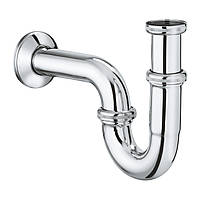 Сифон для умывальника GROHE трубный металл впуск 1 1/4" хром 28947000