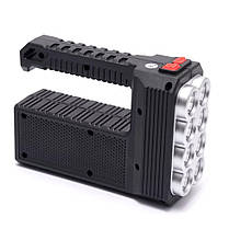 Ліхтарик акумуляторний світлодіодний Multifuctional Searchlight W5117 із зарядкою від USB, фото 3