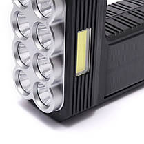 Ліхтарик акумуляторний світлодіодний Multifuctional Searchlight W5117 із зарядкою від USB, фото 4